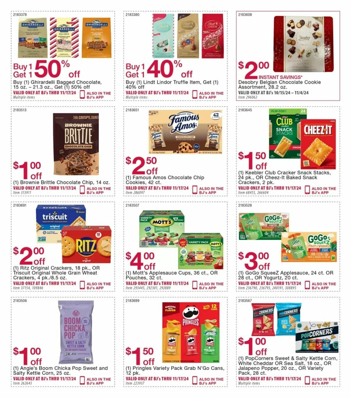 BJ's Wholesale Club Weekly Ad from October 14