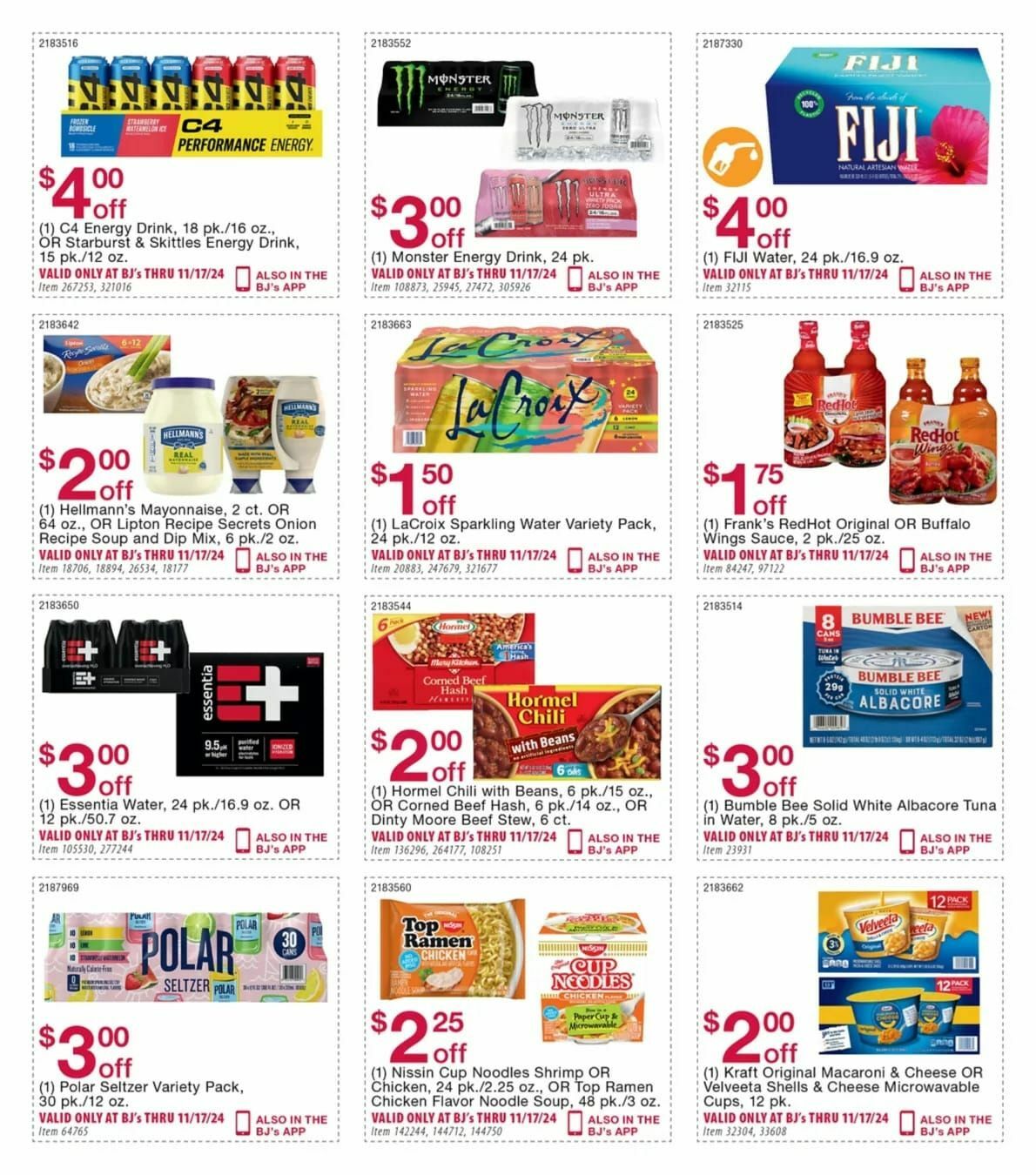 BJ's Wholesale Club Weekly Ad from October 14