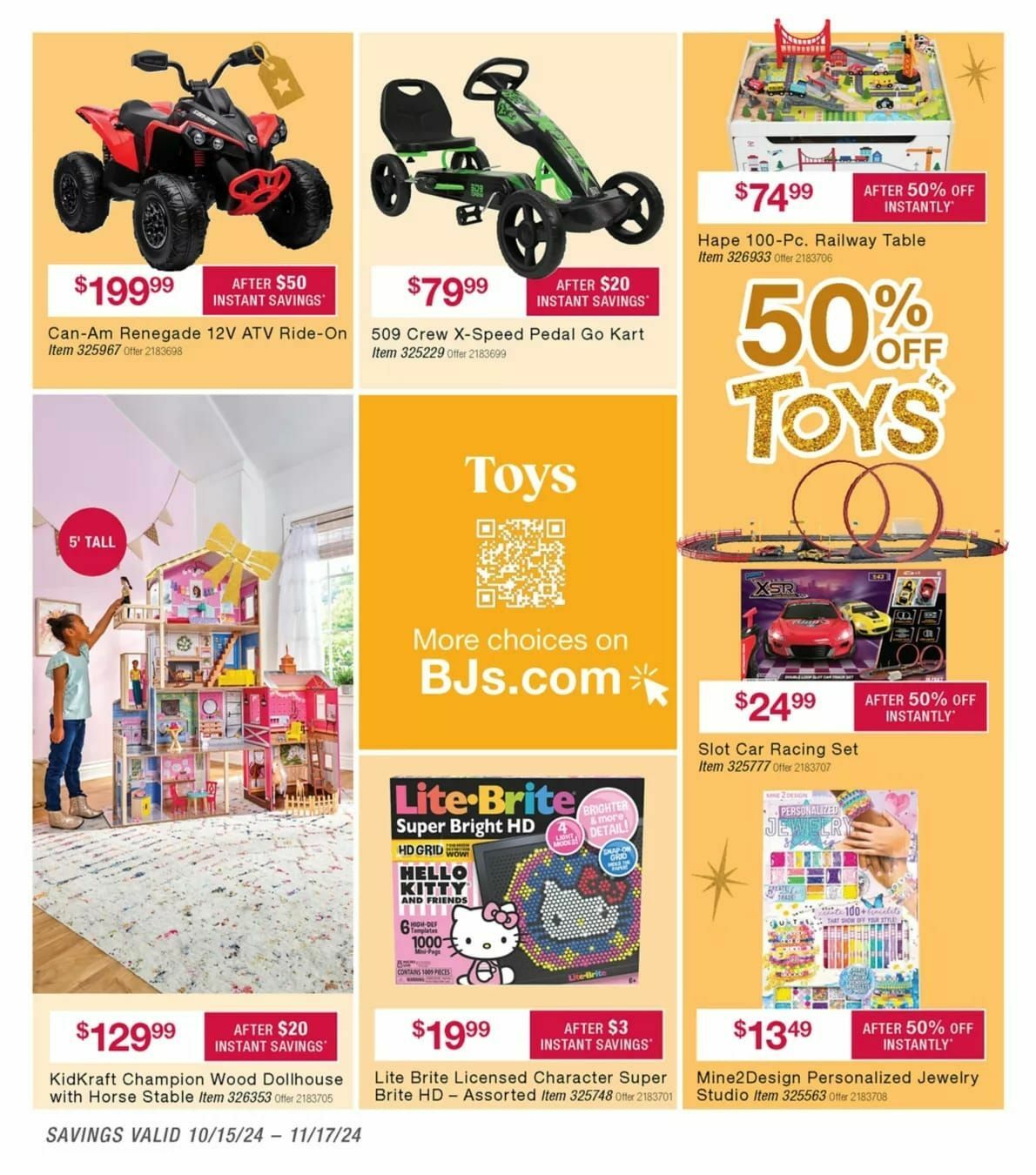 BJ's Wholesale Club Weekly Ad from October 14