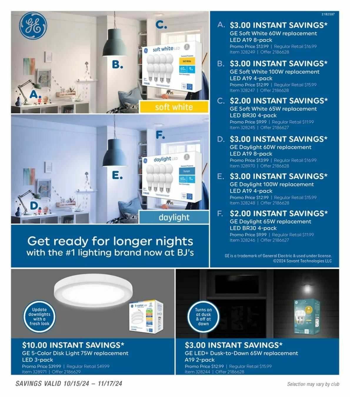 BJ's Wholesale Club Weekly Ad from October 14