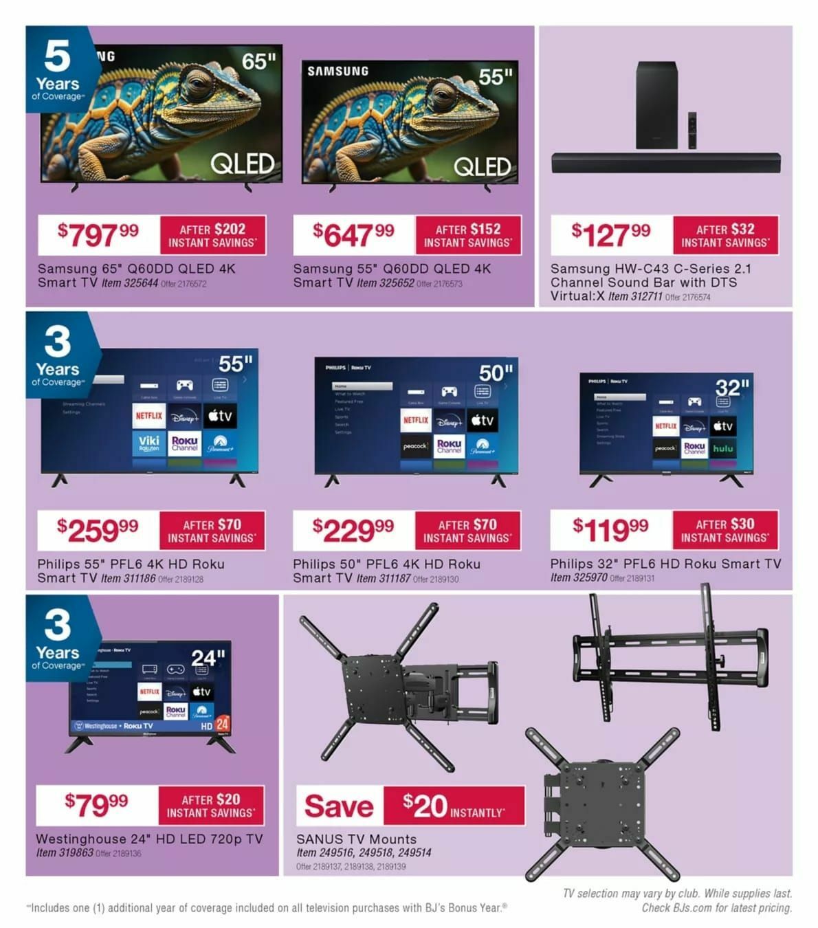BJ's Wholesale Club Weekly Ad from October 14