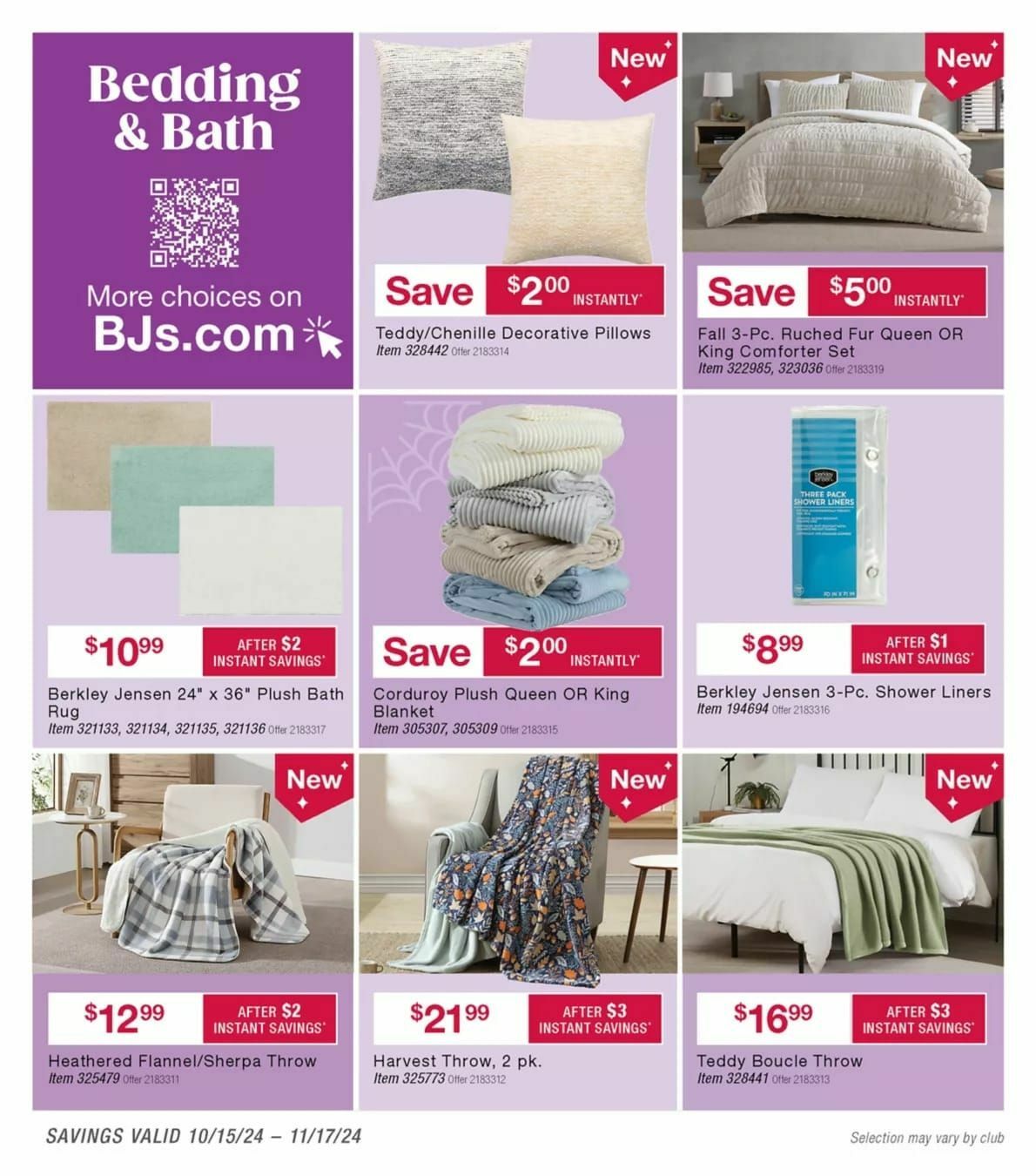 BJ's Wholesale Club Weekly Ad from October 14