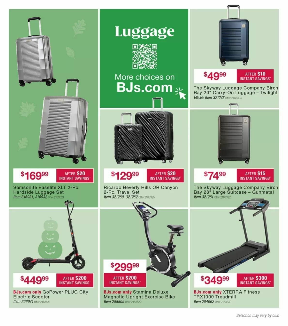 BJ's Wholesale Club Weekly Ad from October 14