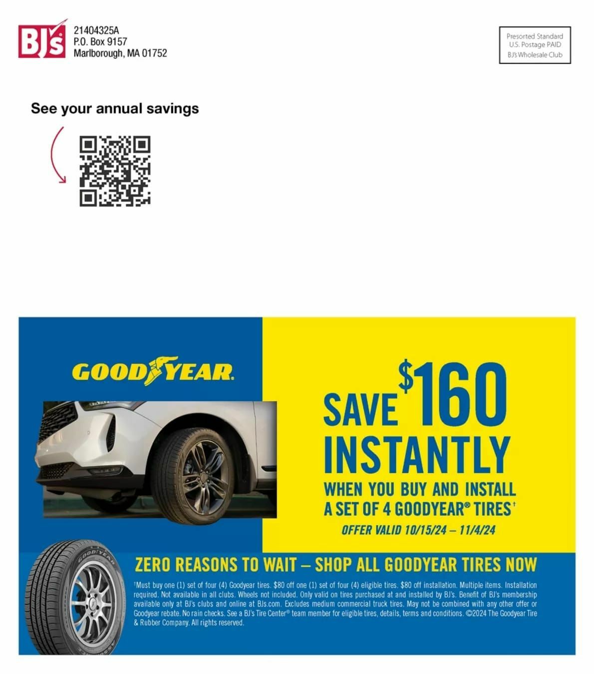 BJ's Wholesale Club Weekly Ad from October 14