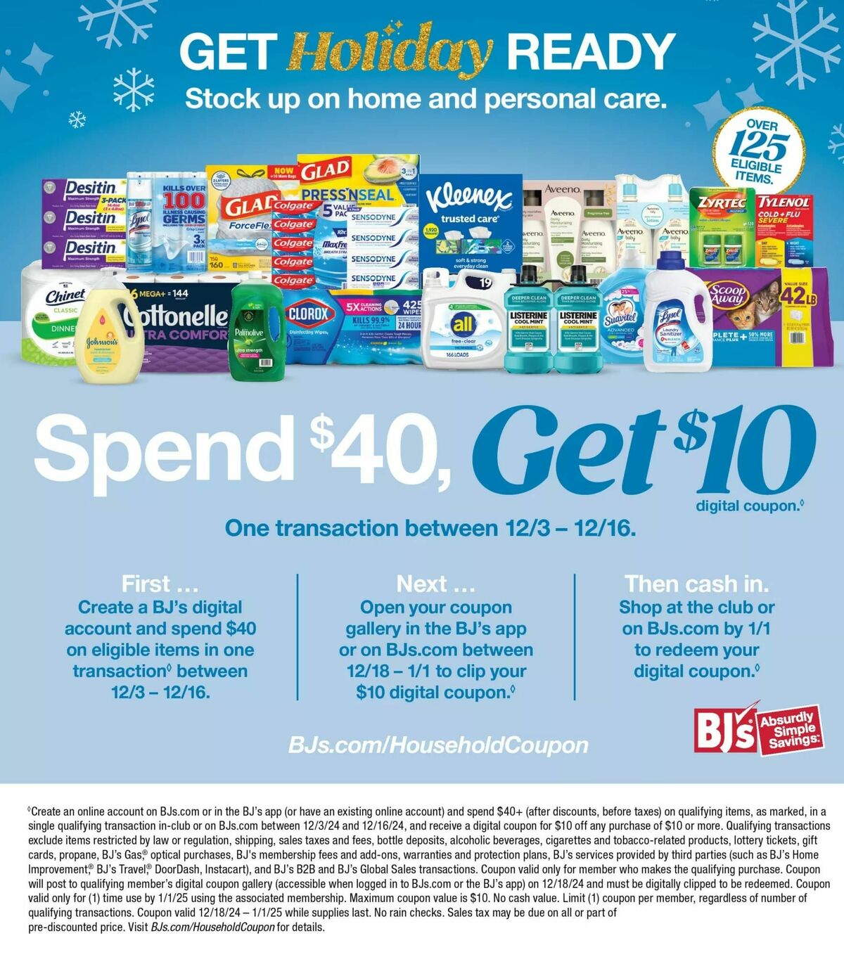 BJ's Wholesale Club Weekly Ad from December 3