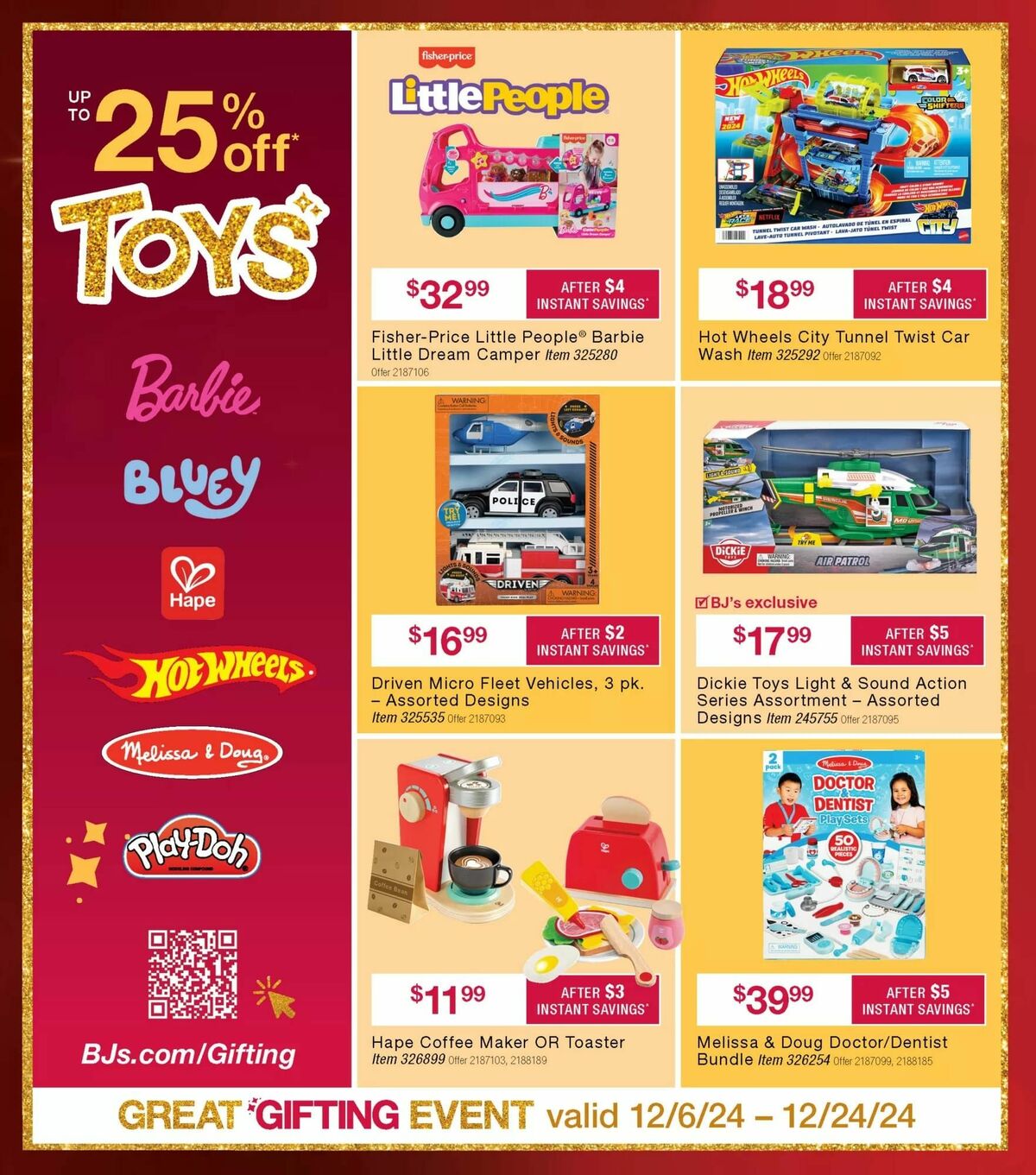 BJ's Wholesale Club Weekly Ad from December 3