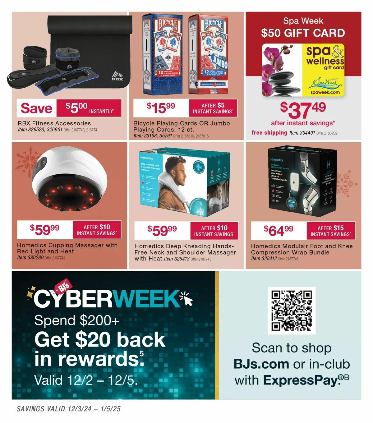 BJ's Wholesale Club Weekly Ad from December 3