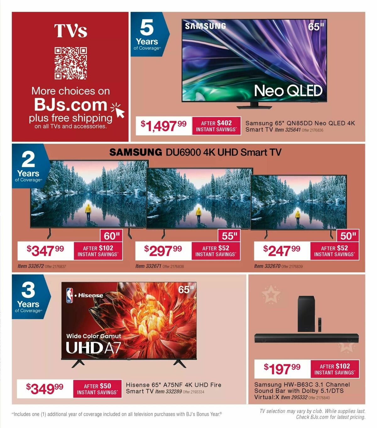 BJ's Wholesale Club Weekly Ad from December 3