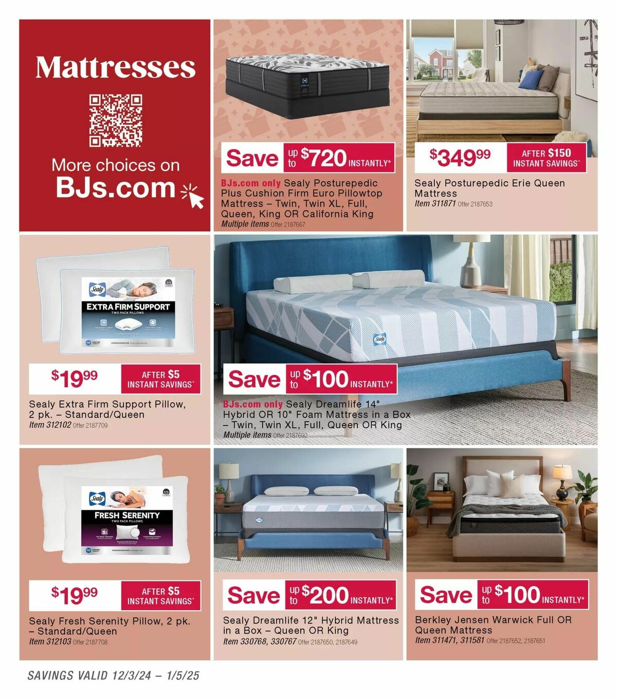 BJ's Wholesale Club Weekly Ad from December 3
