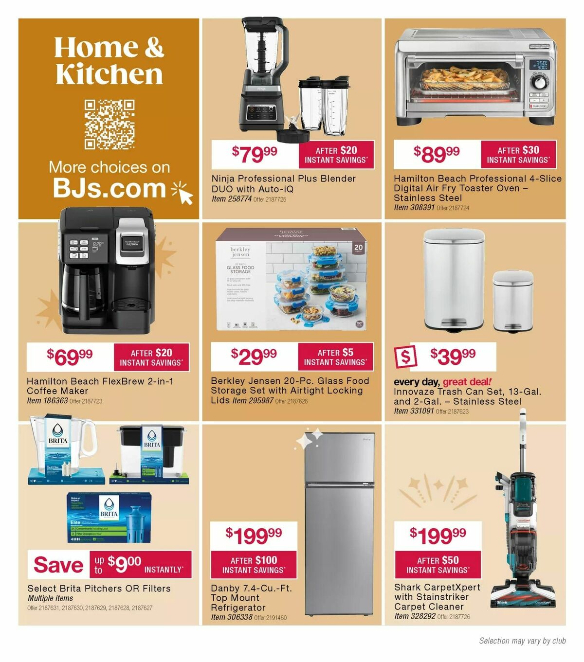 BJ's Wholesale Club Weekly Ad from December 3