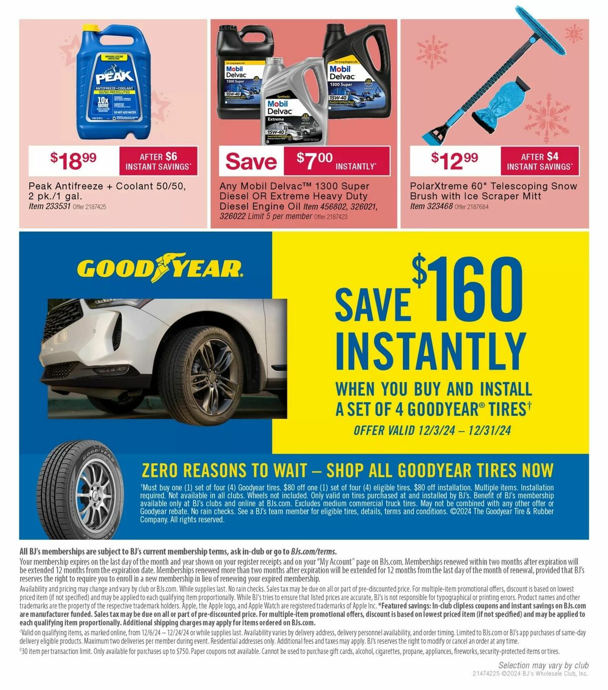 BJ's Wholesale Club Weekly Ad from December 3