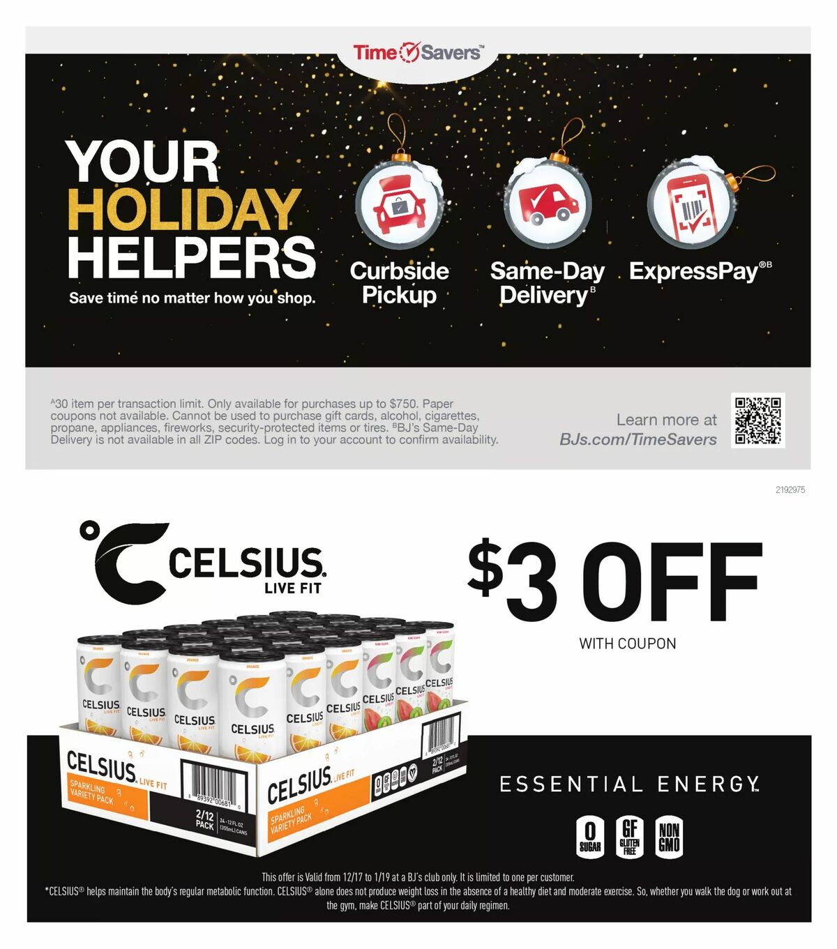 BJ's Wholesale Club Weekly Ad from December 27