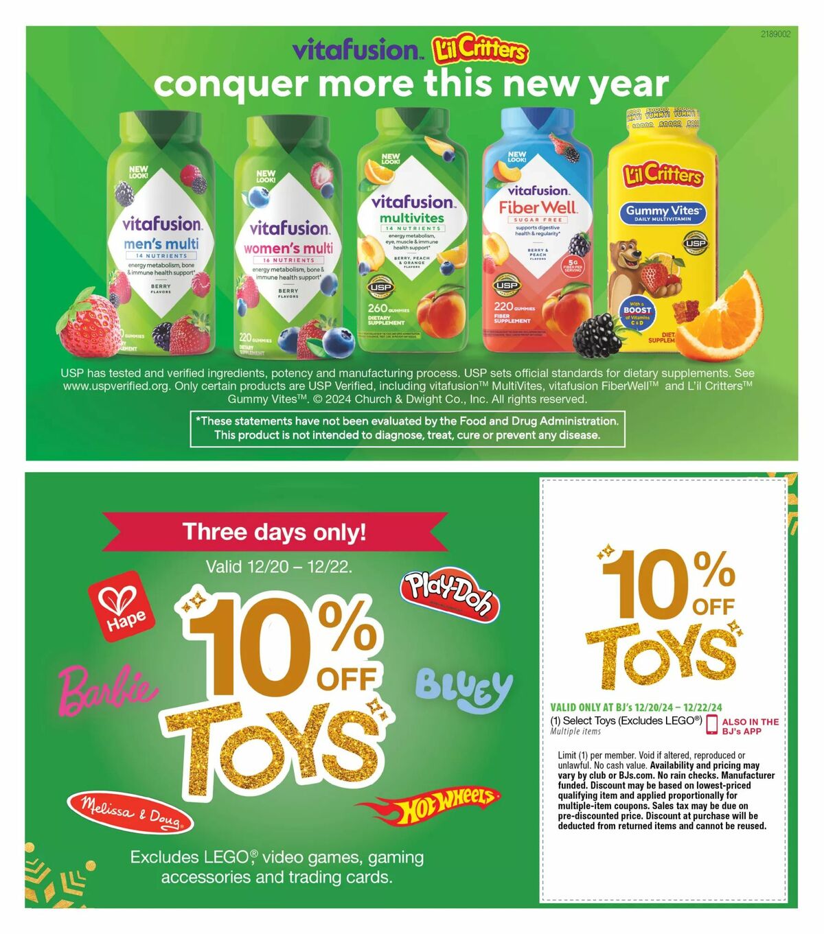 BJ's Wholesale Club Weekly Ad from December 27