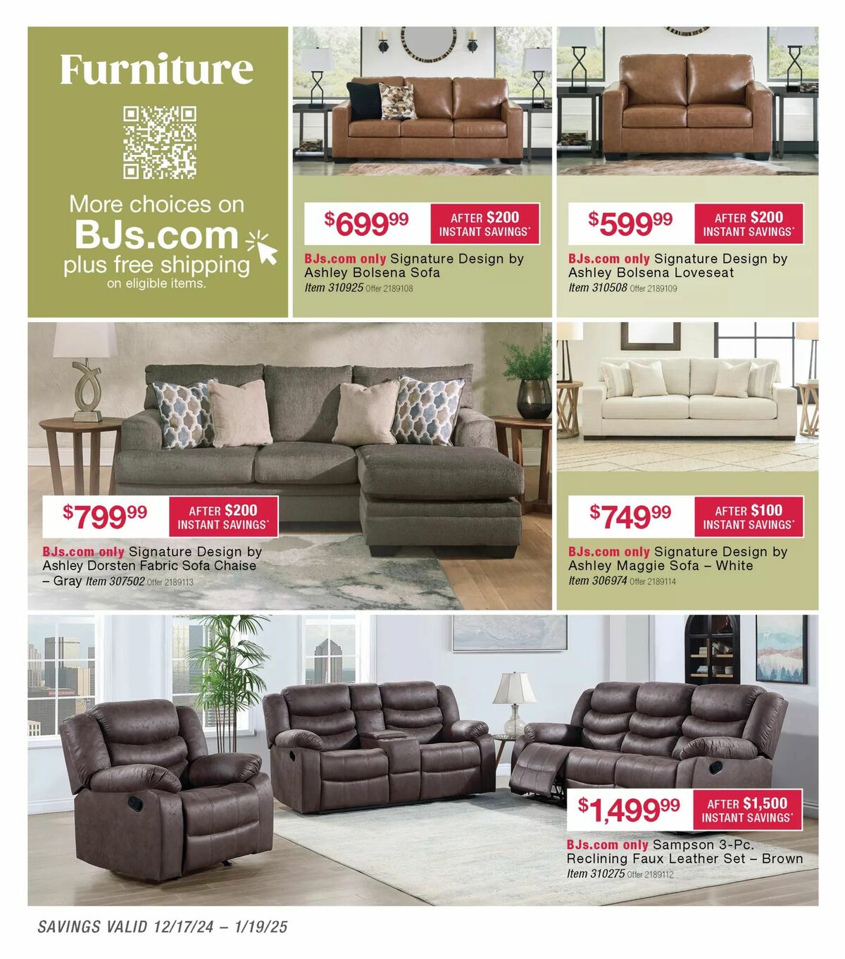 BJ's Wholesale Club Weekly Ad from December 27