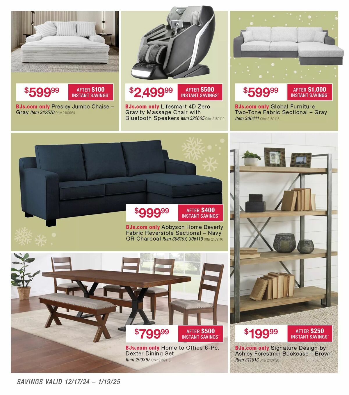 BJ's Wholesale Club Weekly Ad from December 27