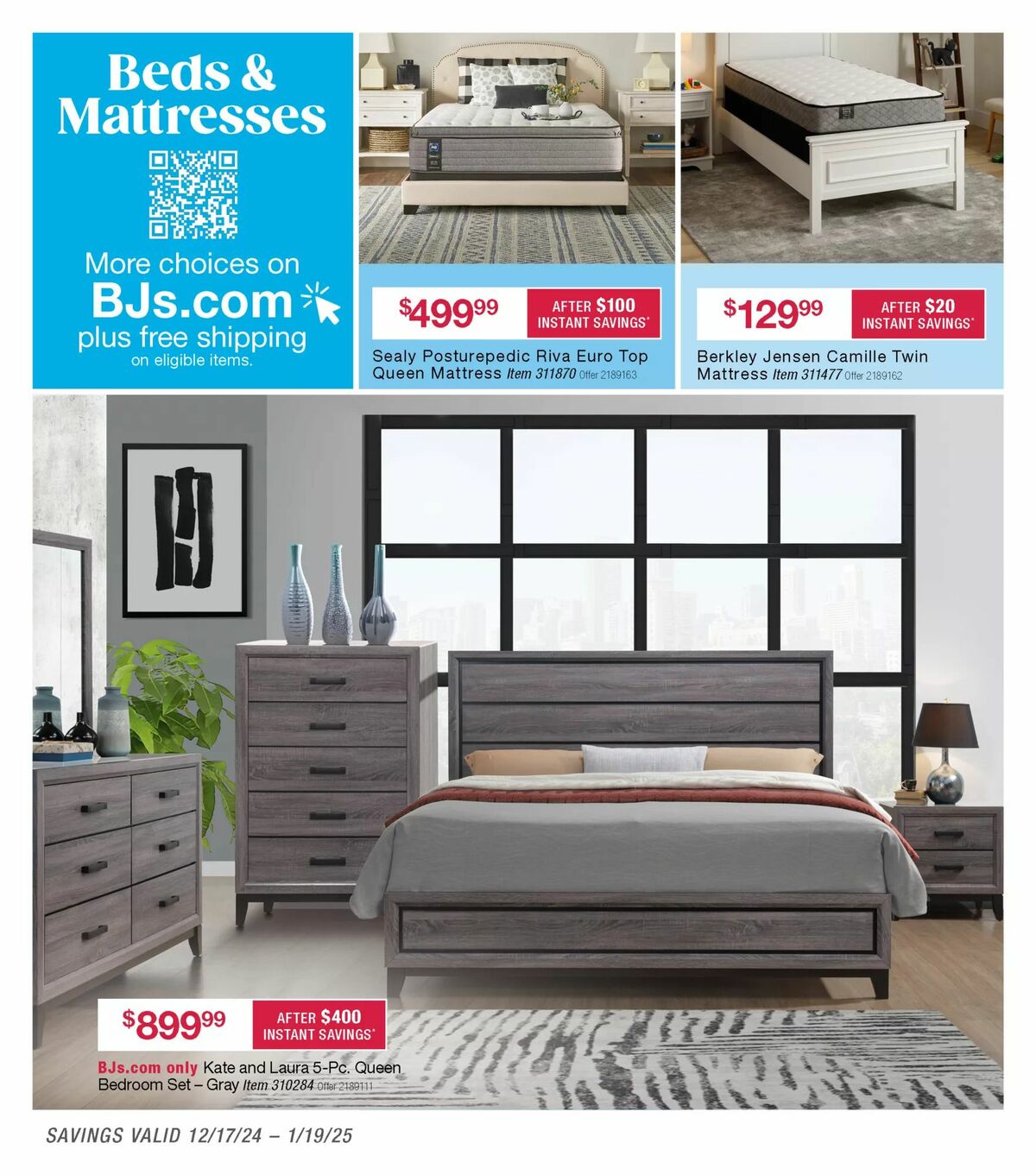 BJ's Wholesale Club Weekly Ad from December 27