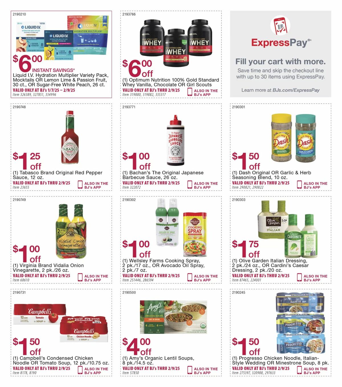 BJ's Wholesale Club Weekly Ad from January 15