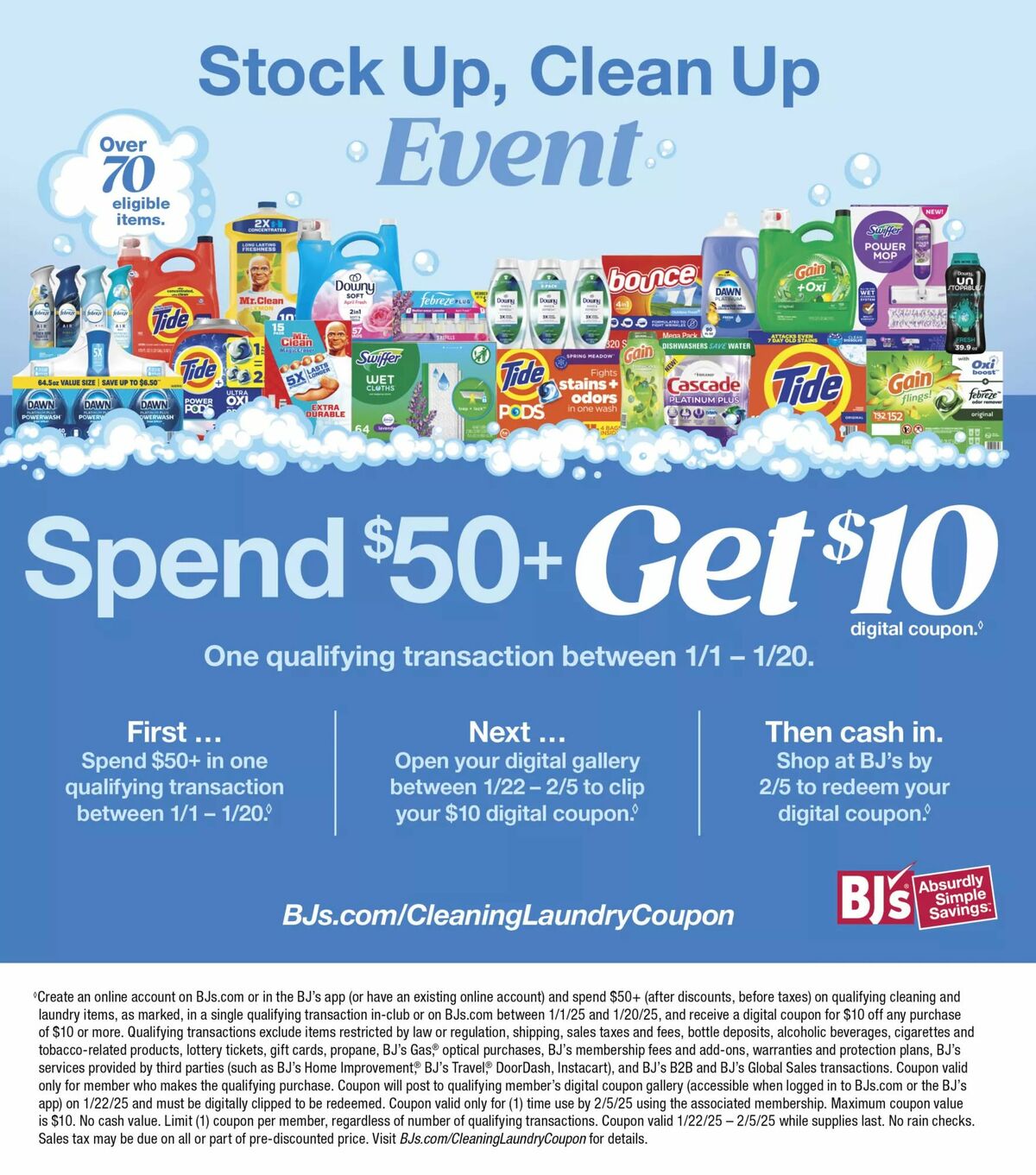BJ's Wholesale Club Weekly Ad from January 15