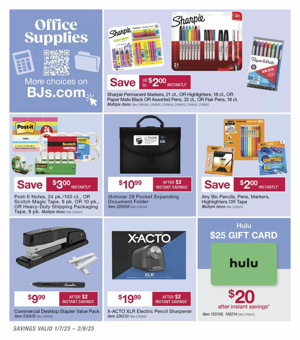 BJ's Wholesale Club Weekly Ad from January 15