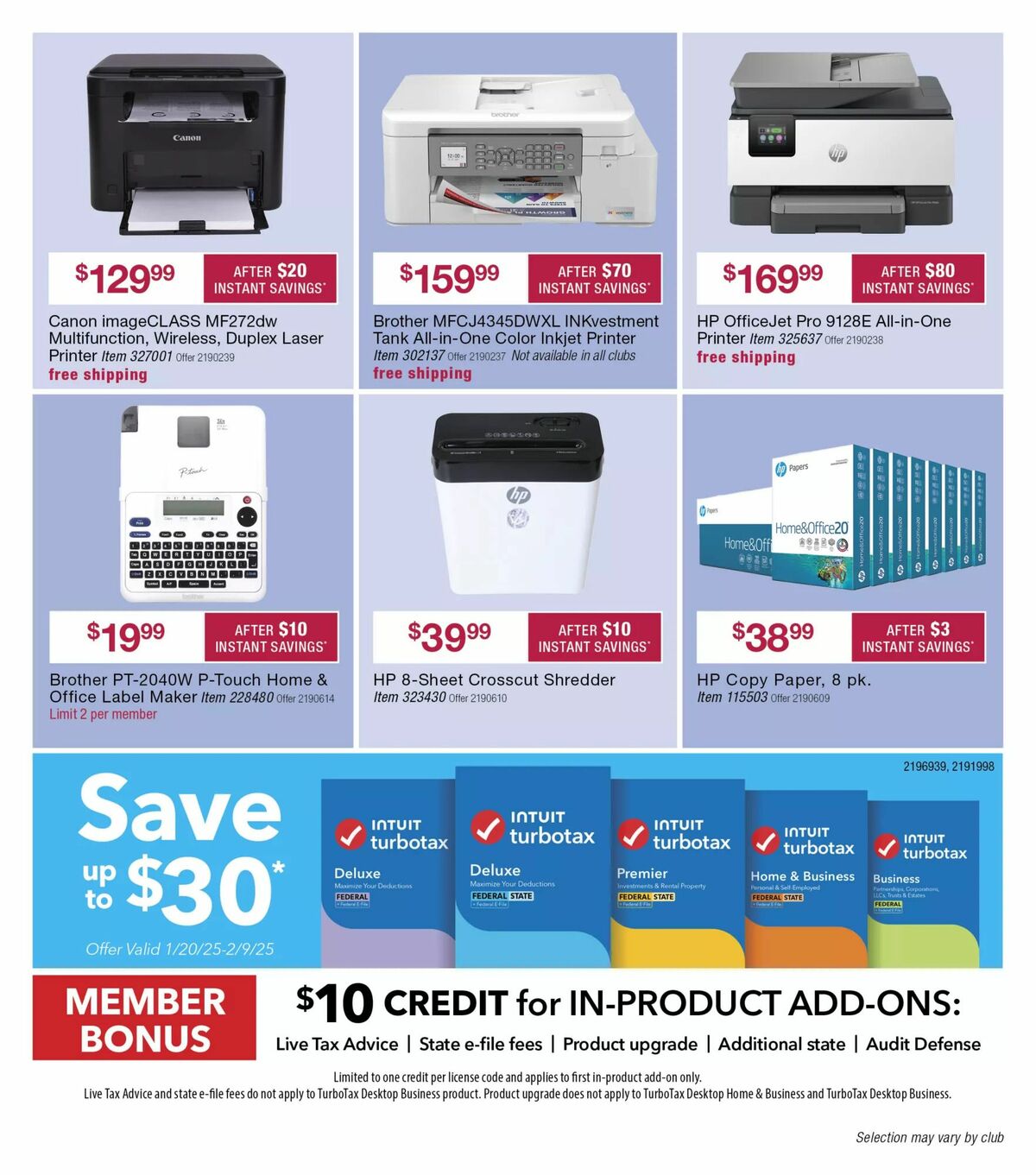 BJ's Wholesale Club Weekly Ad from January 15