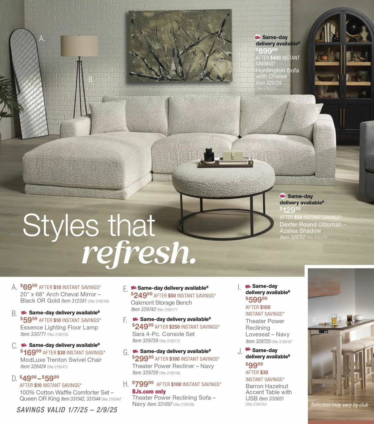 BJ's Wholesale Club Weekly Ad from January 15