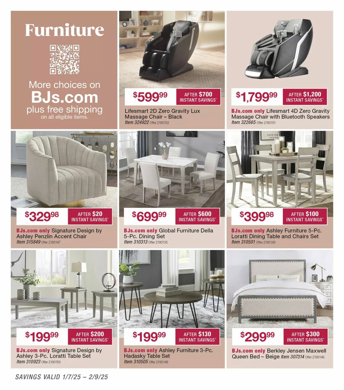 BJ's Wholesale Club Weekly Ad from January 15