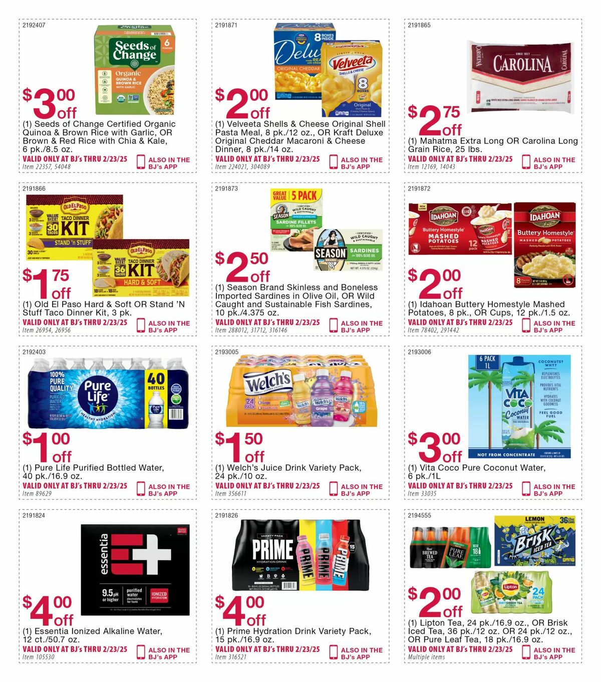 BJ's Wholesale Club Weekly Ad from February 1