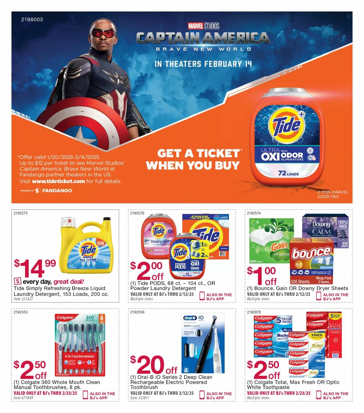 BJ's Wholesale Club Weekly Ad from February 1