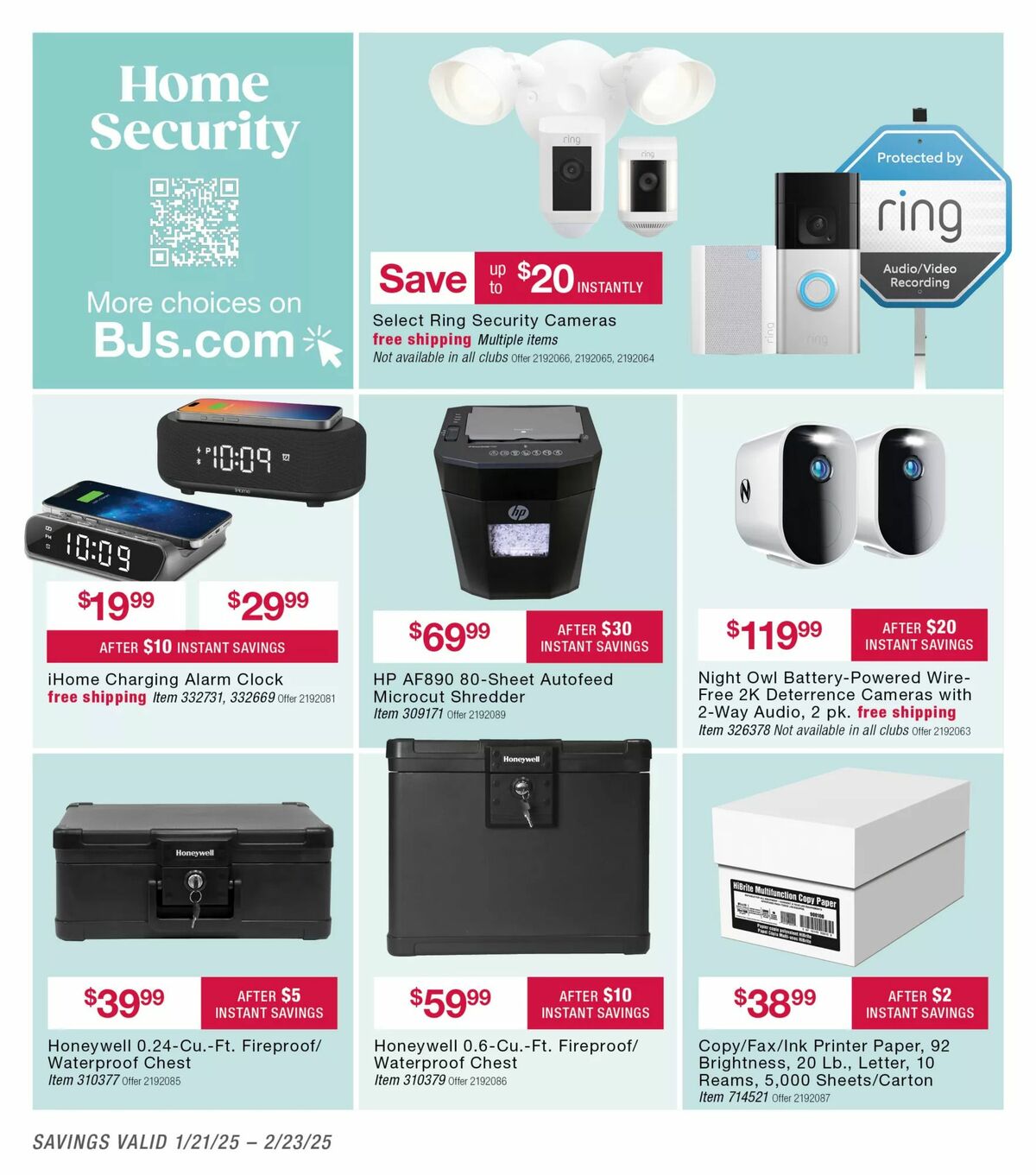 BJ's Wholesale Club Weekly Ad from February 1