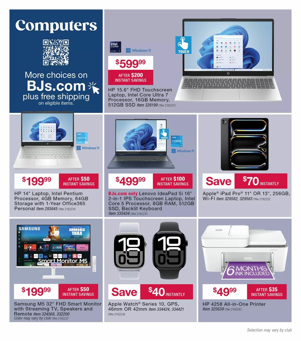 BJ's Wholesale Club Weekly Ad from February 1