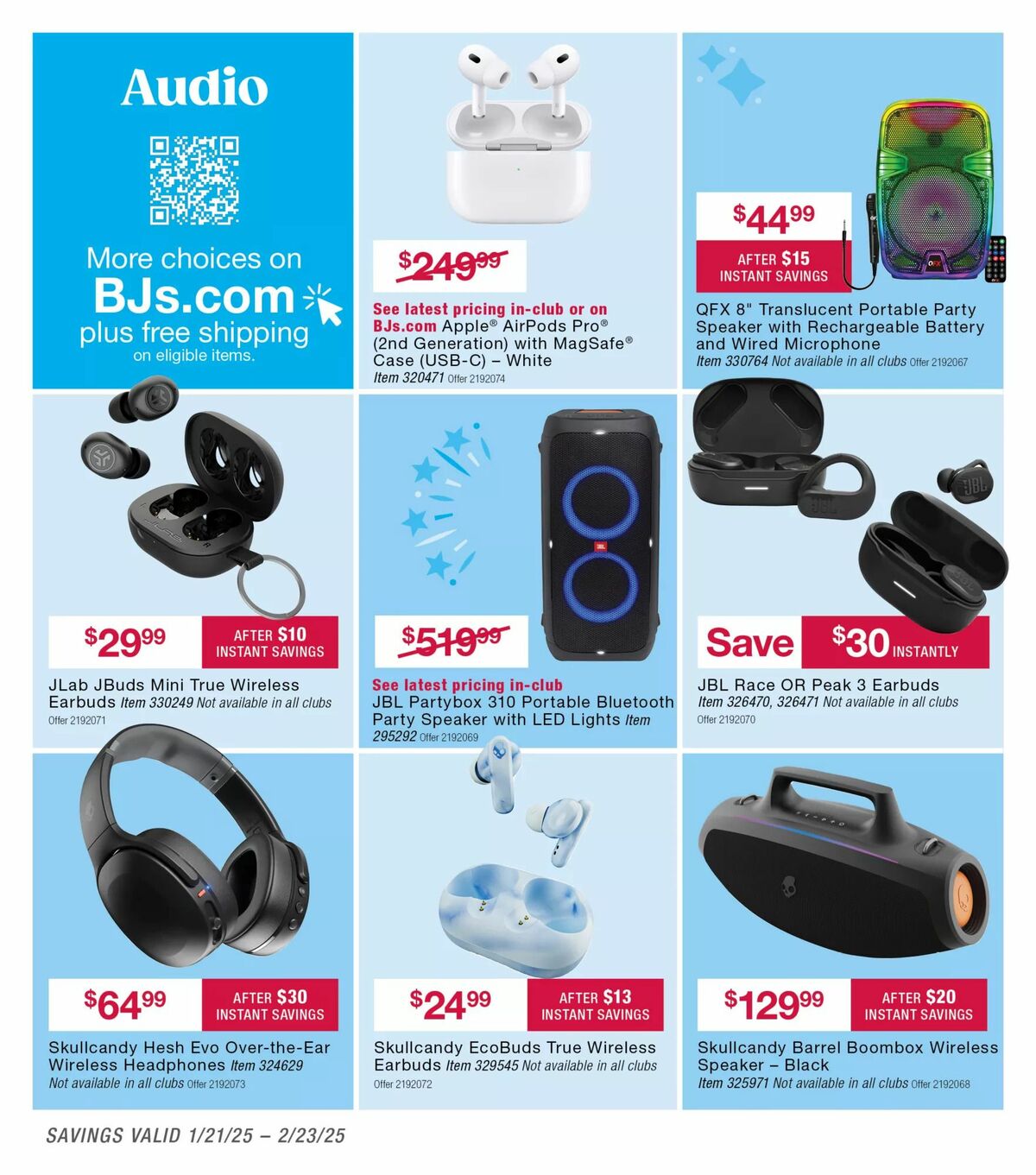 BJ's Wholesale Club Weekly Ad from February 1