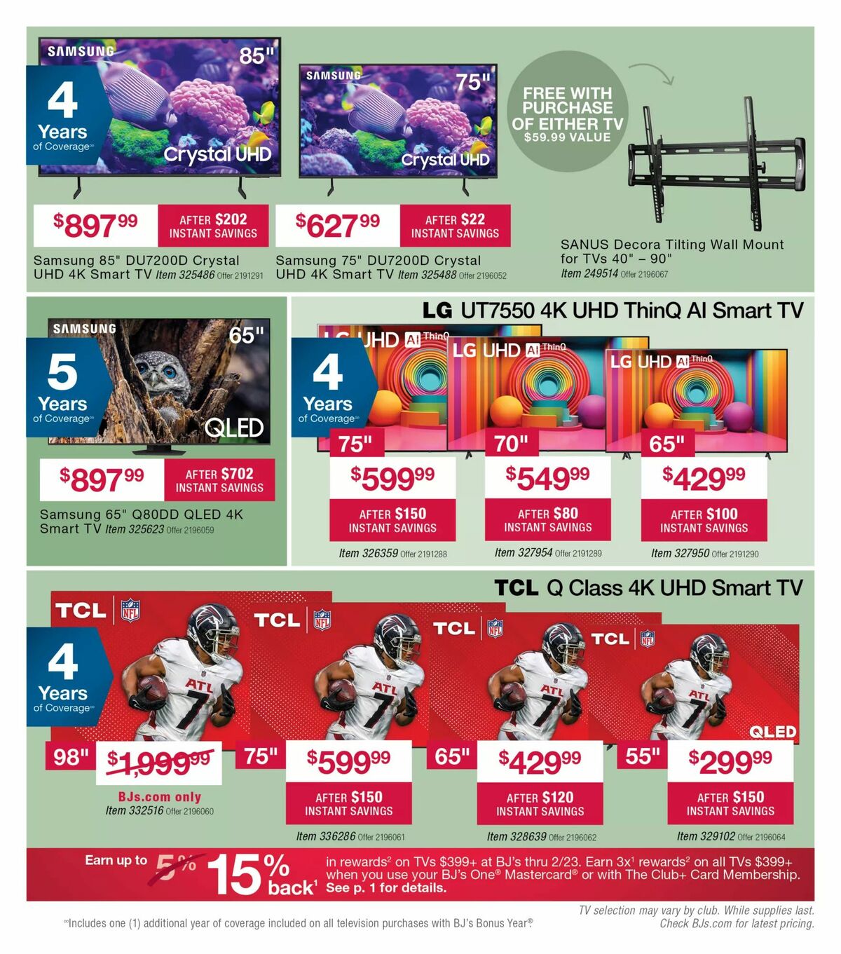 BJ's Wholesale Club Weekly Ad from February 1