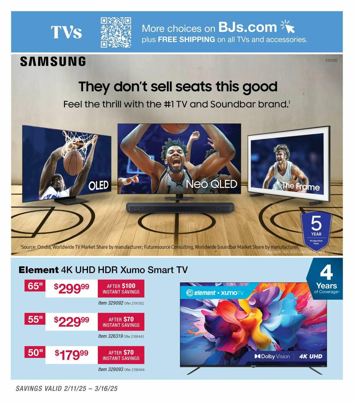 BJ's Wholesale Club Weekly Ad from February 17