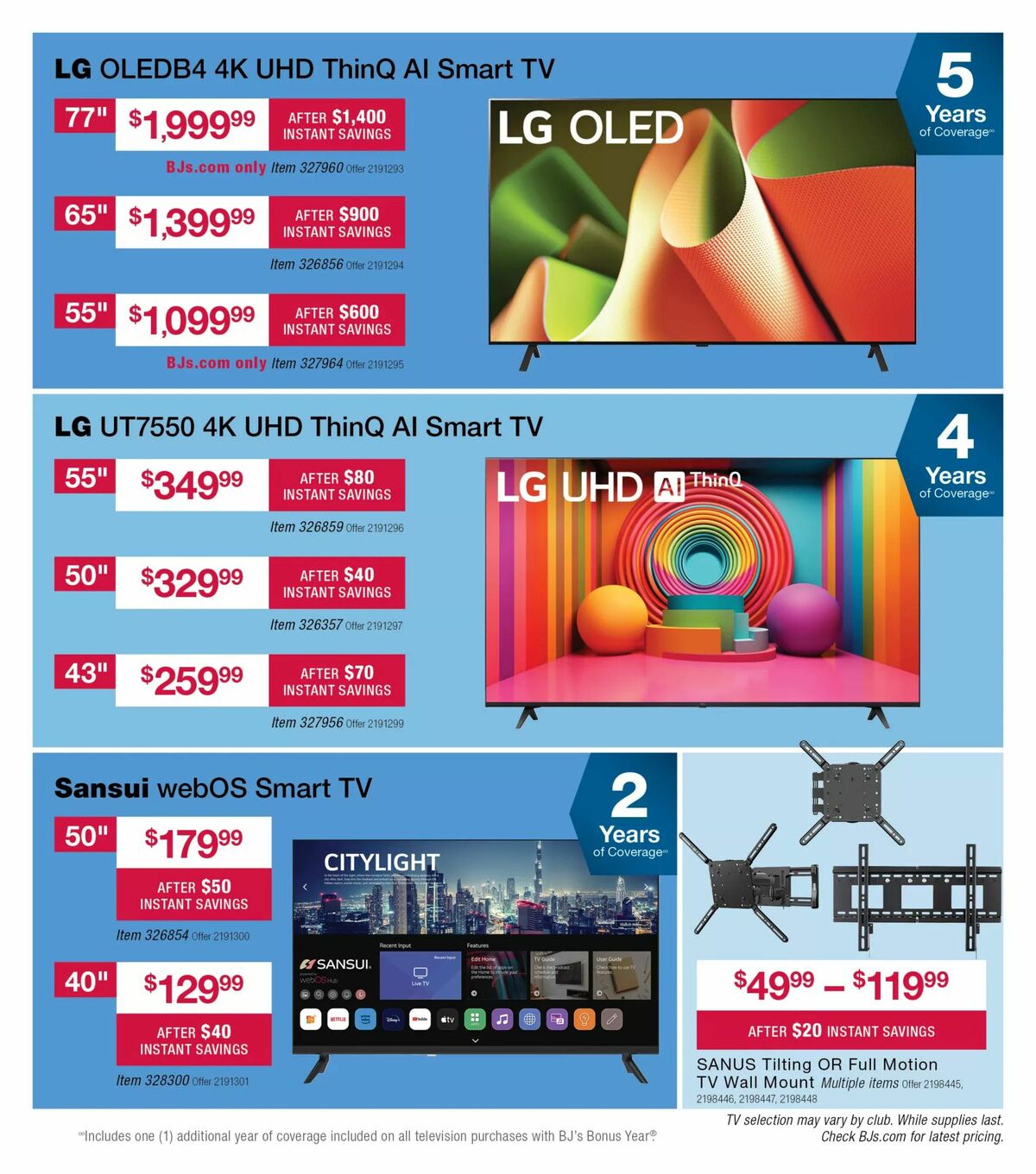 BJ's Wholesale Club Weekly Ad from February 17