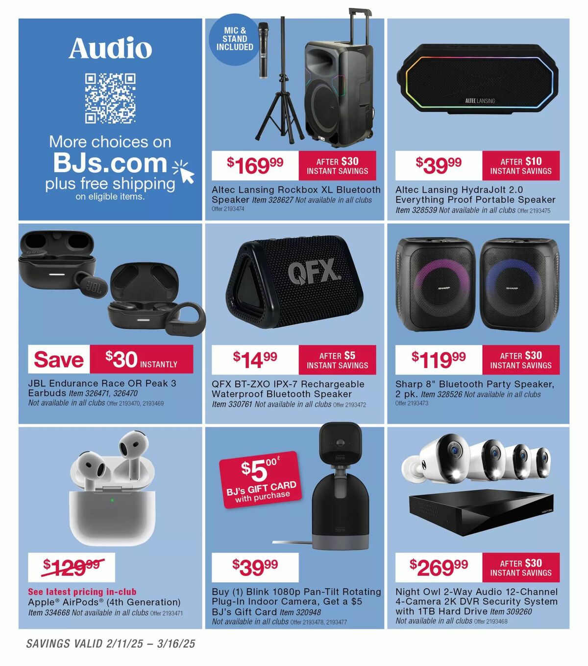 BJ's Wholesale Club Weekly Ad from February 17
