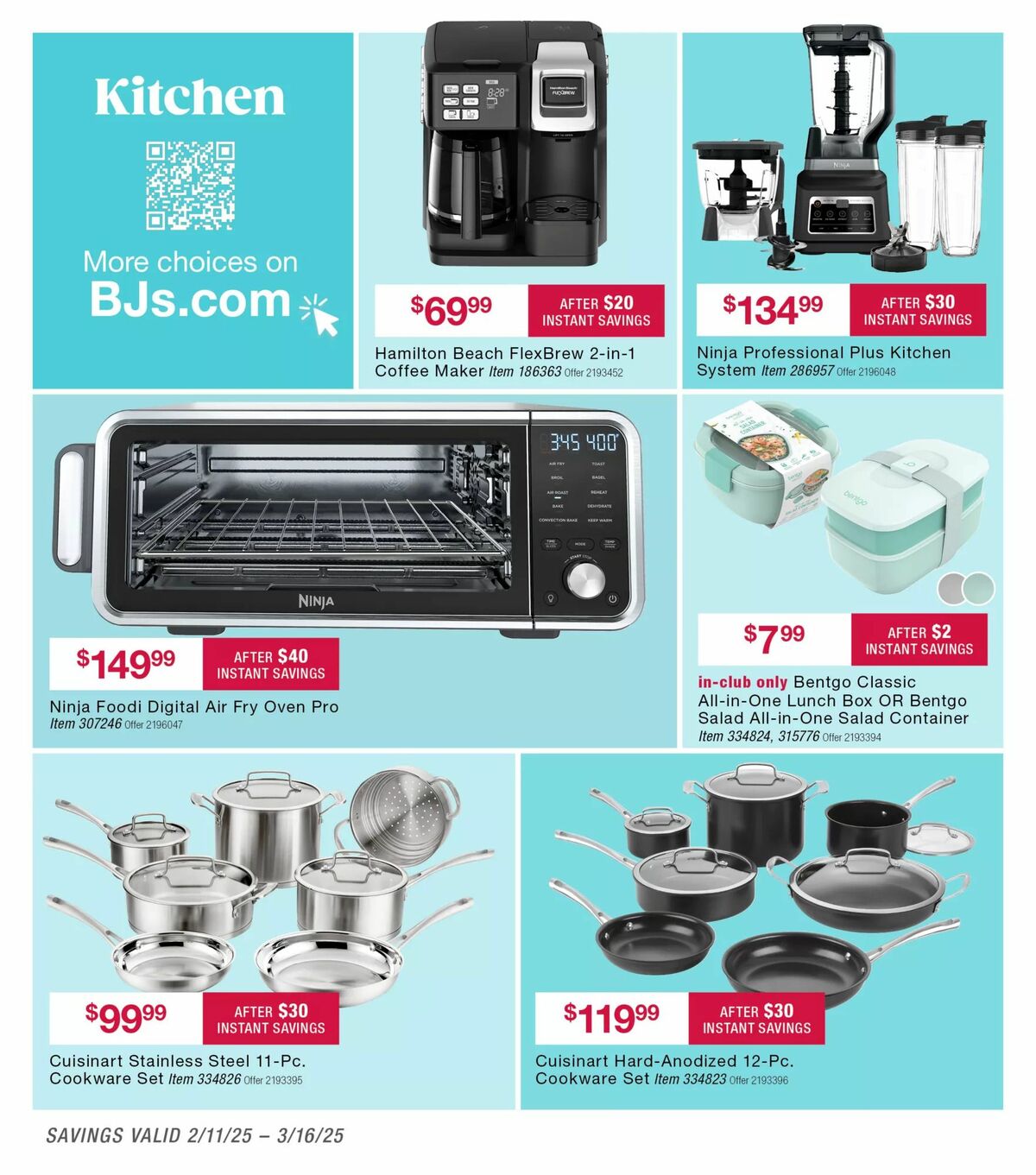 BJ's Wholesale Club Weekly Ad from February 17