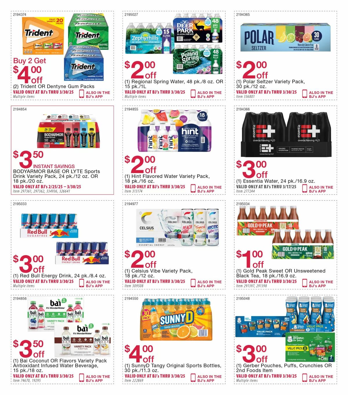 BJ's Wholesale Club Weekly Ad from March 10