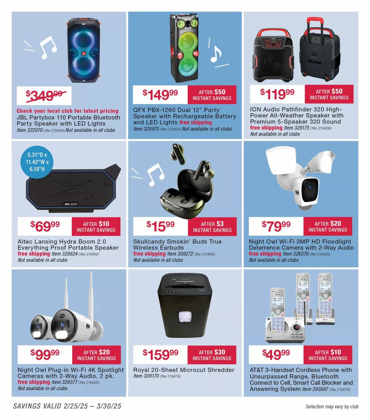 BJ's Wholesale Club Weekly Ad from March 10