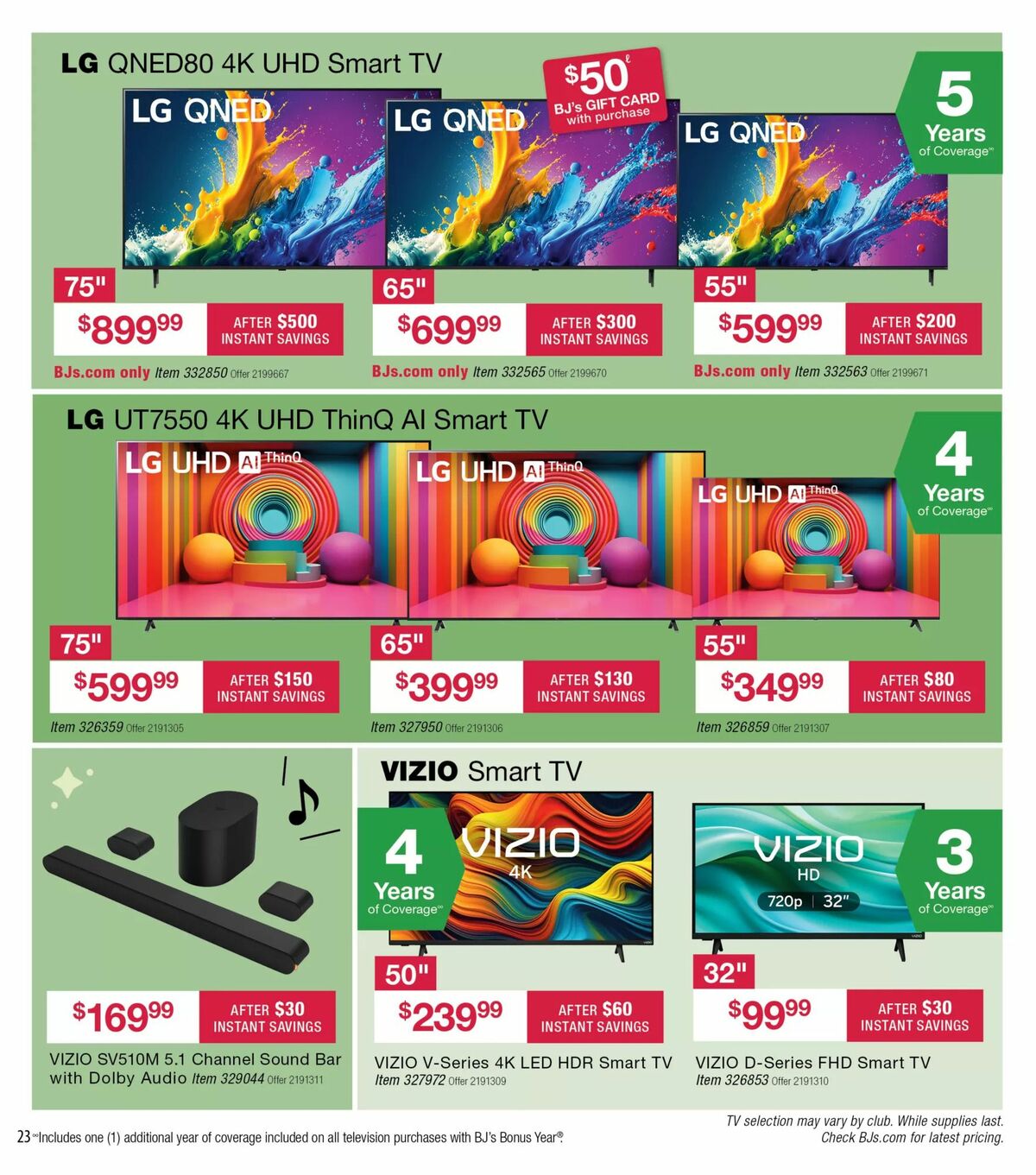 BJ's Wholesale Club Weekly Ad from March 10