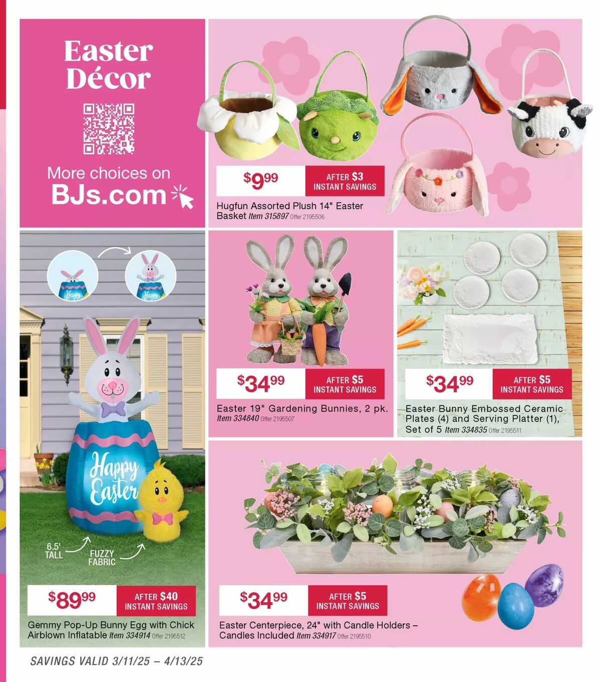 BJ's Wholesale Club Weekly Ad from March 19