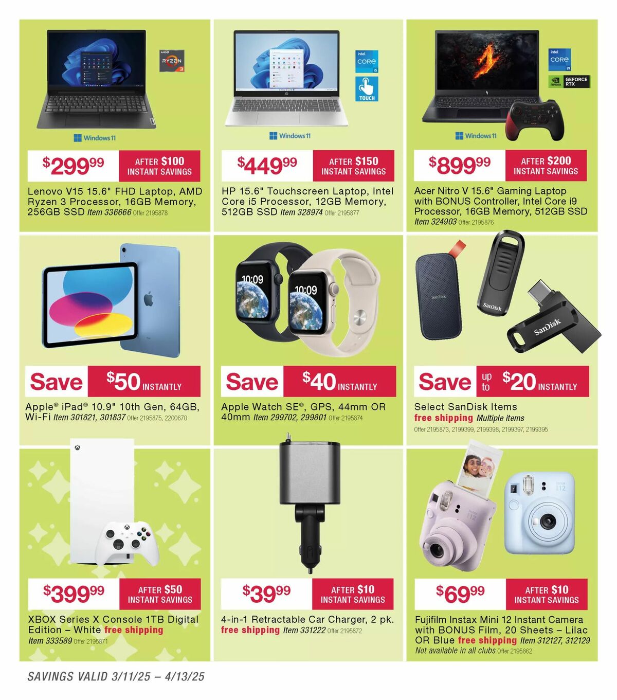 BJ's Wholesale Club Weekly Ad from March 19