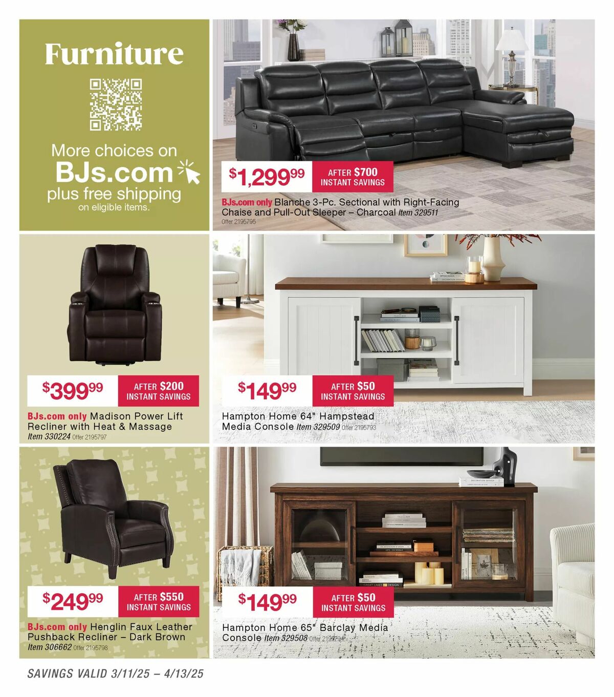BJ's Wholesale Club Weekly Ad from March 19