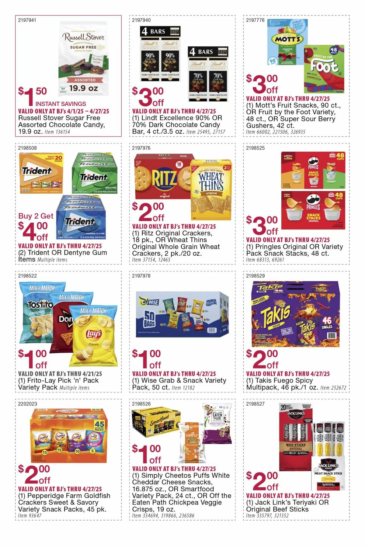 BJ's Wholesale Club Weekly Ad from April 14