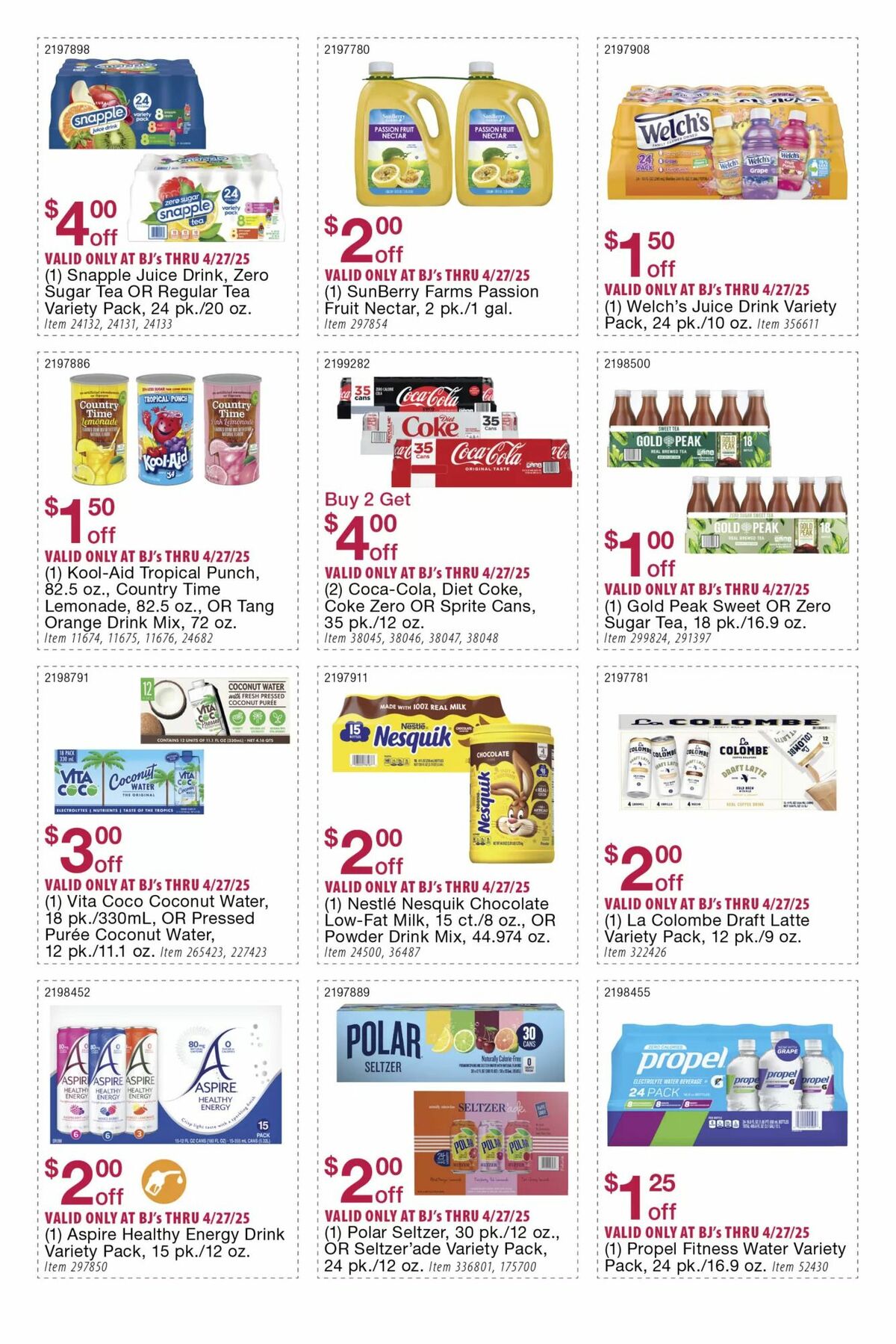 BJ's Wholesale Club Weekly Ad from April 14