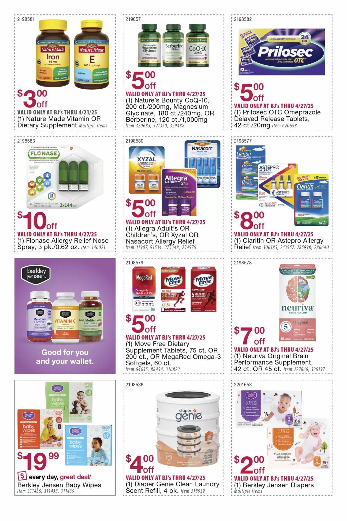 BJ's Wholesale Club Weekly Ad from April 14