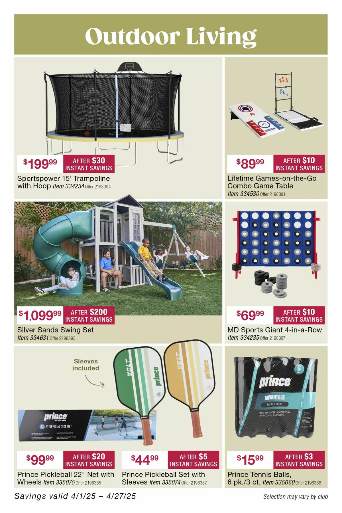 BJ's Wholesale Club Weekly Ad from April 14