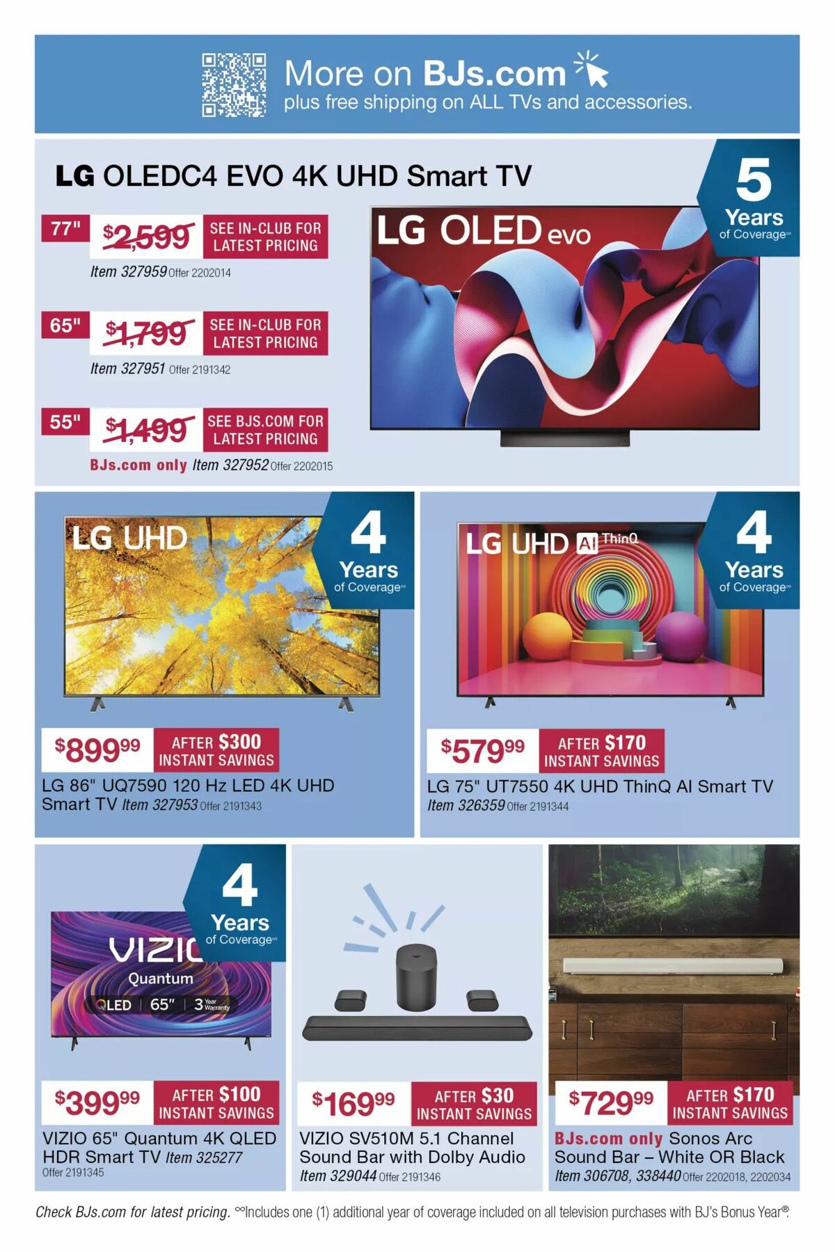 BJ's Wholesale Club Weekly Ad from April 14