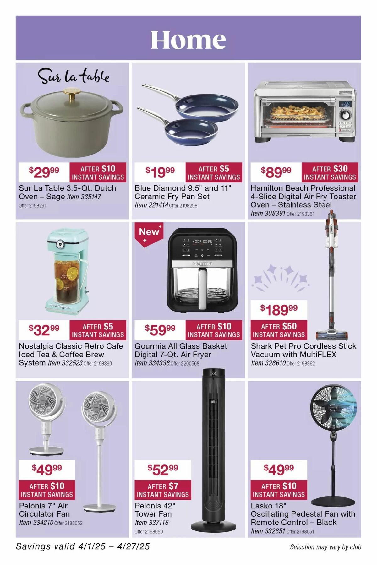 BJ's Wholesale Club Weekly Ad from April 14