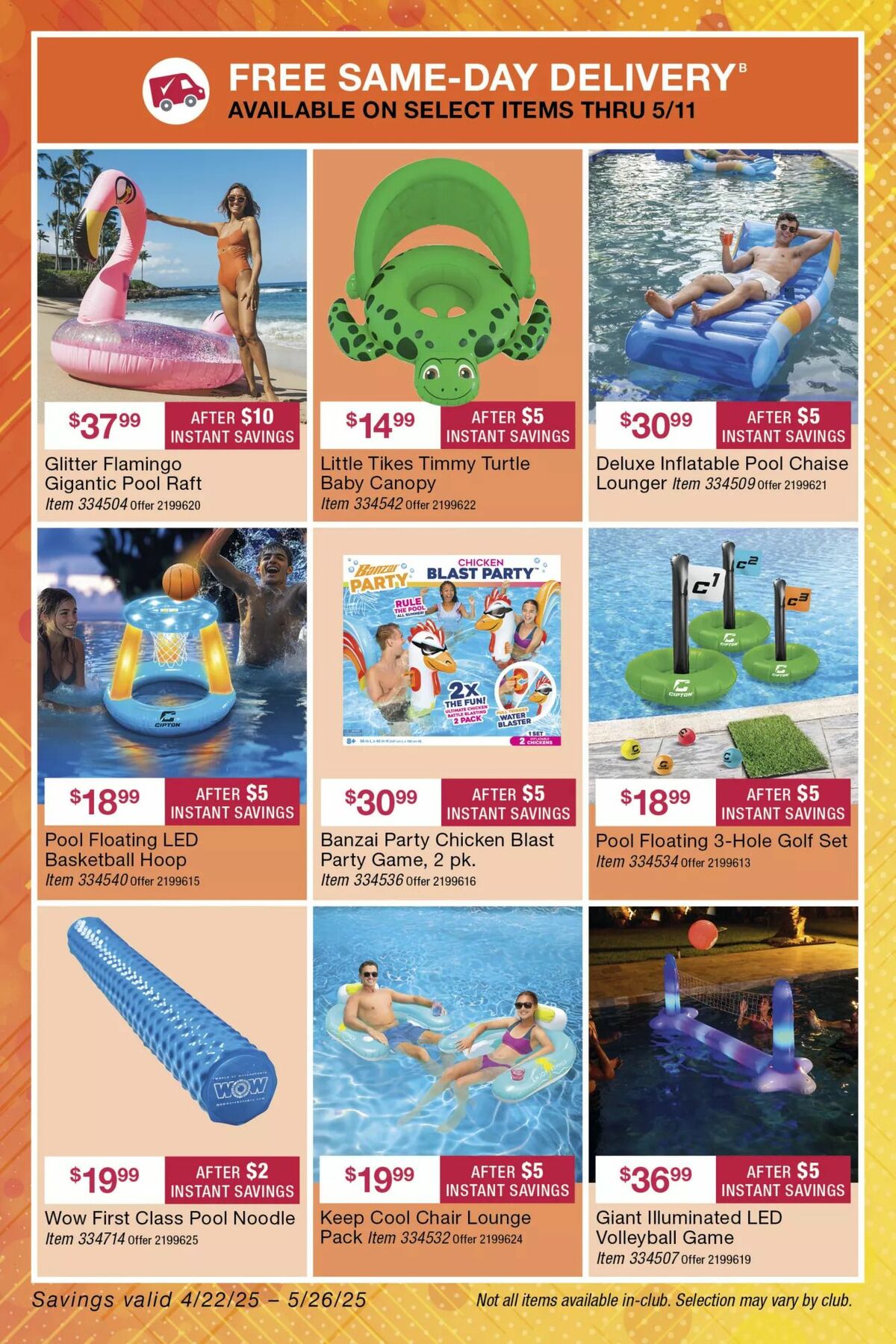 BJ's Wholesale Club Weekly Ad from April 22