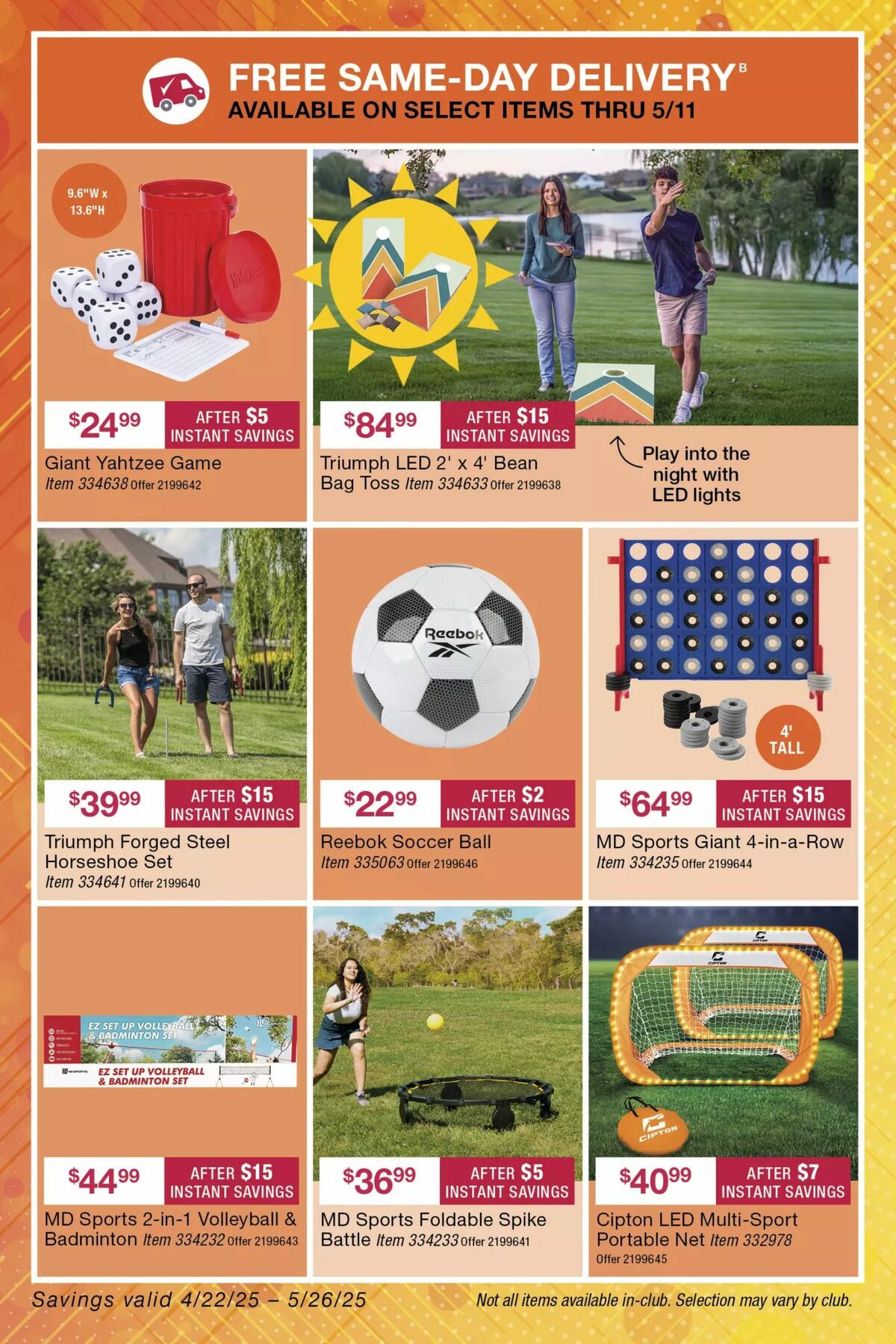 BJ's Wholesale Club Weekly Ad from April 22